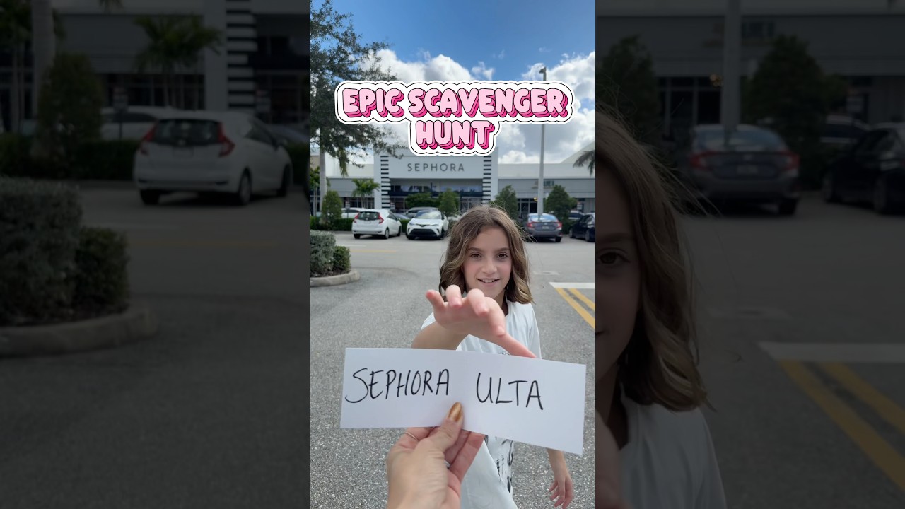 The most EPIC Scavenger Hunt!! #sephora #ulta #shopping #haul #target #fivebelow #shopping