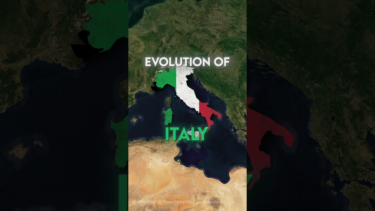 Evolution of Italy #history #shorts