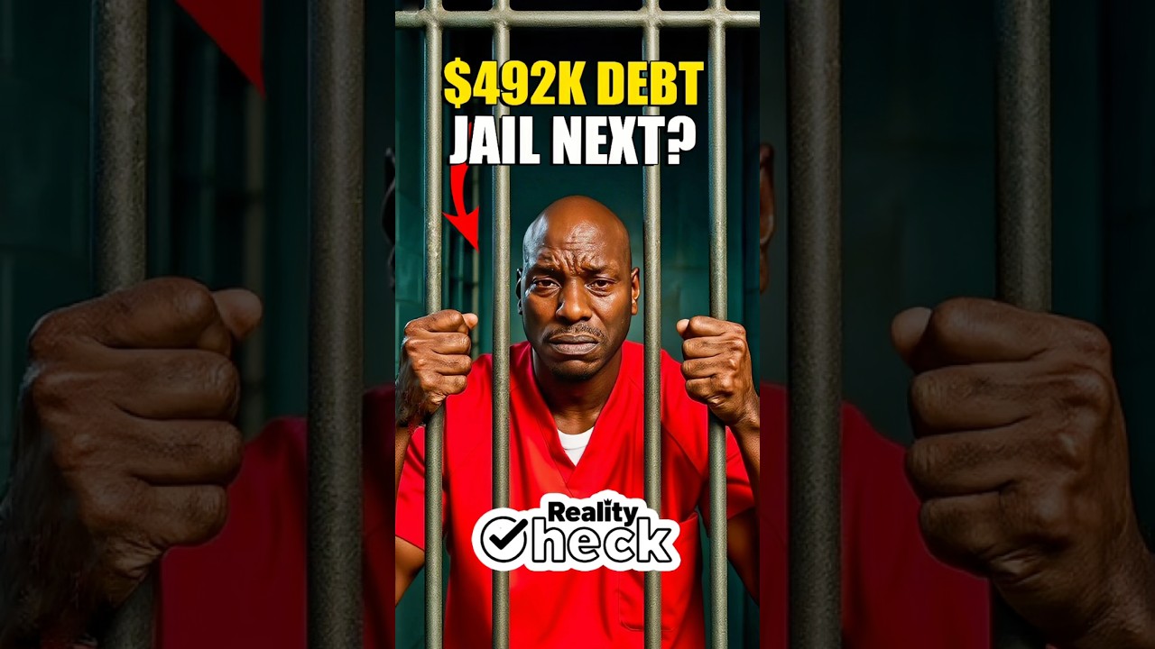 Tyrese Gibson Could Face Jail Over $492K Debt #tyresegibson , #fastandfurious  , #celebritynews