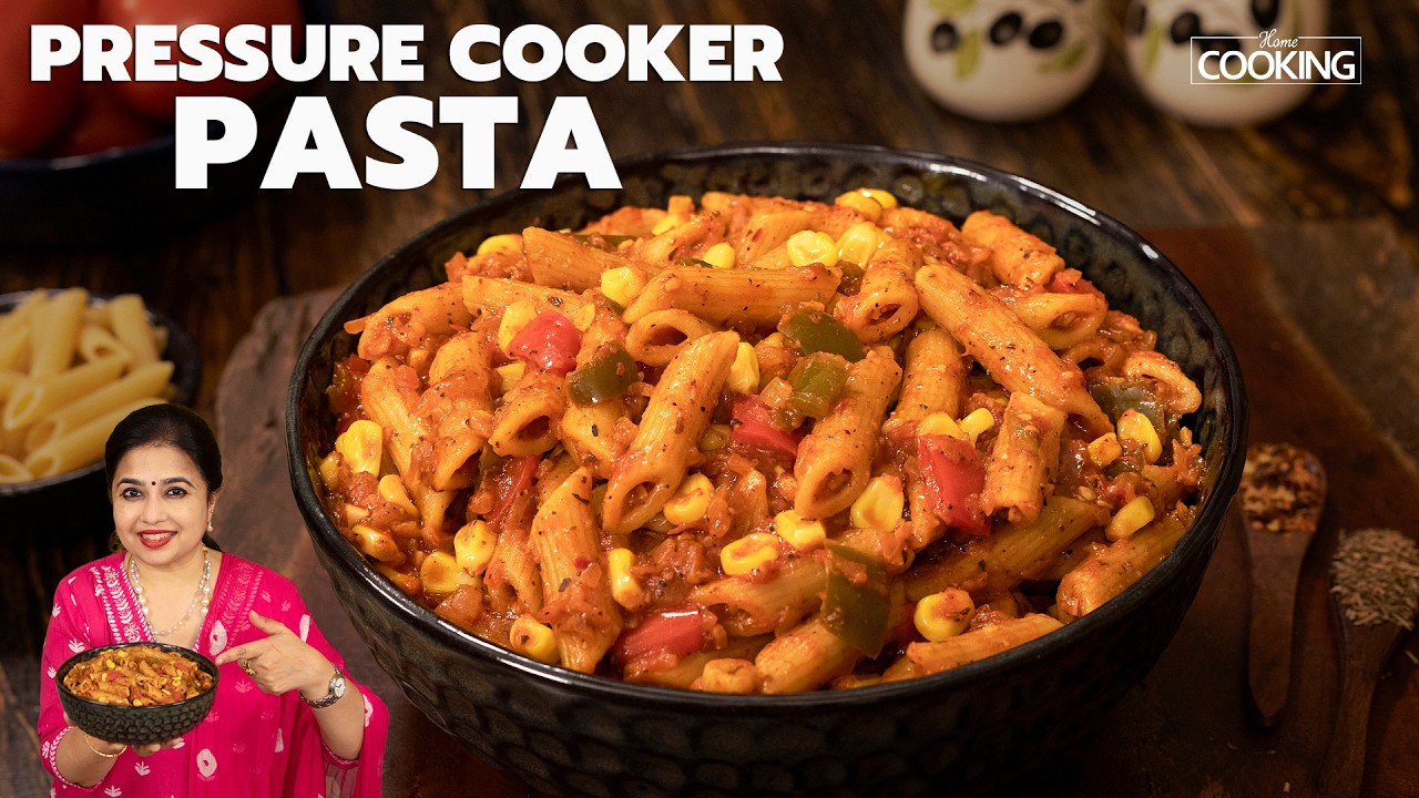 Pressure Cooker Pasta | One-Pot Penne Pasta Recipe | Quick Kids Lunchbox Idea