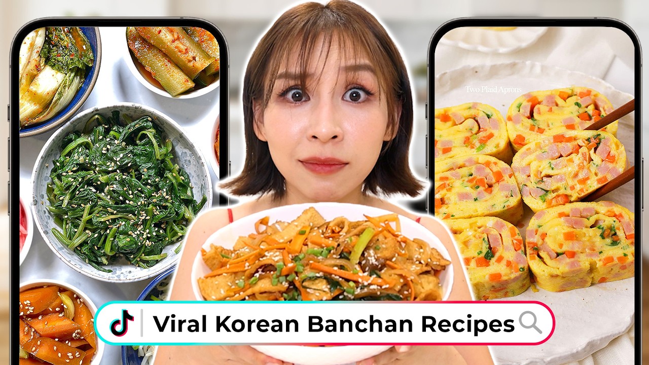 Testing VIRAL Korean Banchan Recipes… I Was NOT Ready 😳🔥