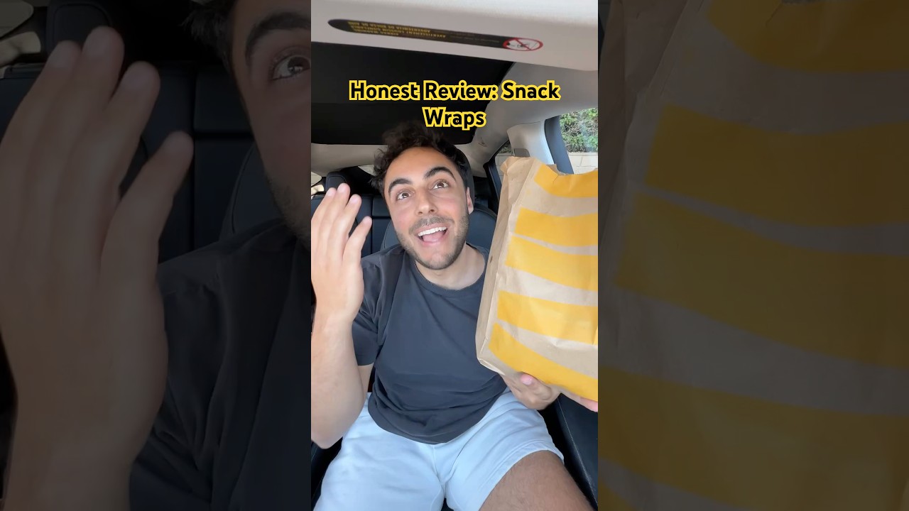 An honest review of the McDonald’s snack wraps. #foodreview #mukbang
