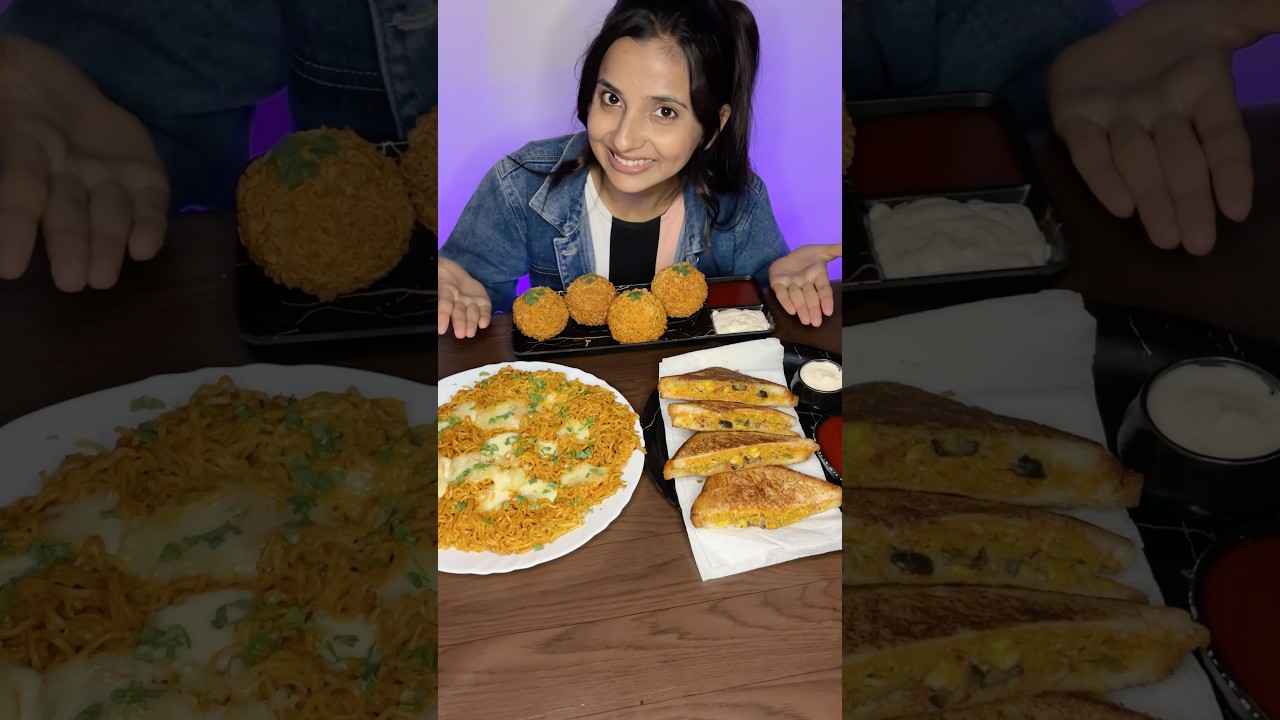 3 amazing maggi recipes!! #food #recipe #shorts #youtubeshorts