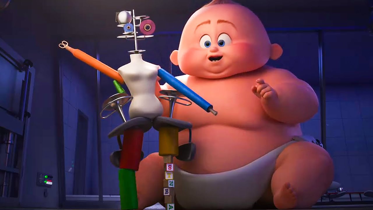 INCREDIBLES 2 Movie Clips – All Baby Jack Jack Superpowers (2018)