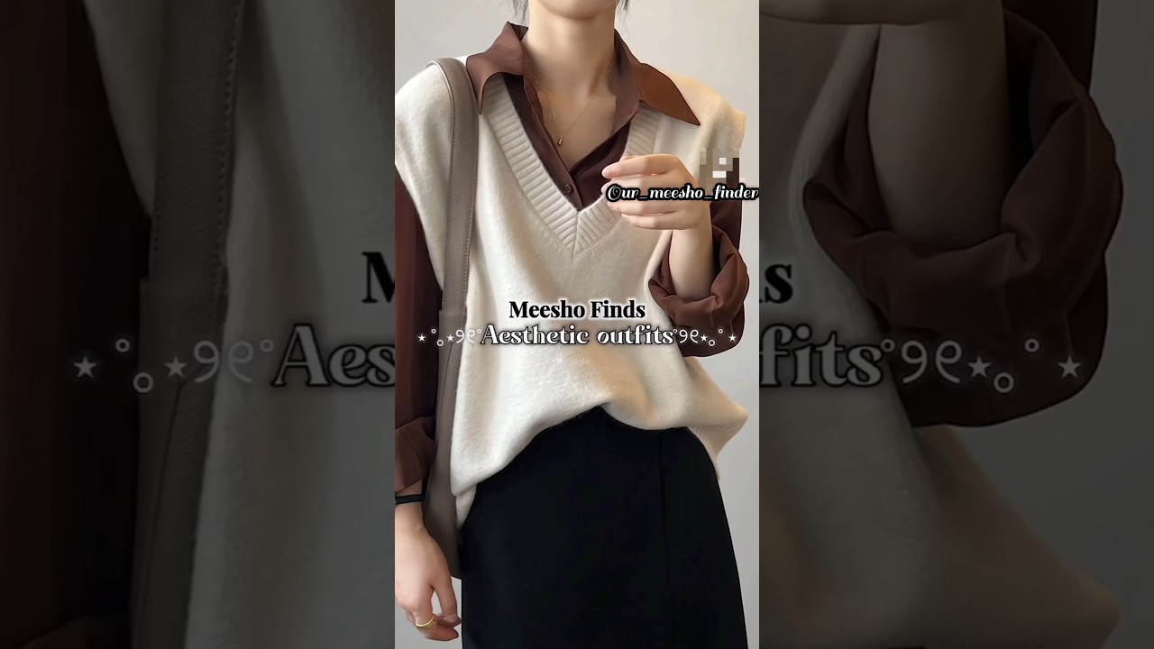 🦋✨Aesthetic outfit from meesho 🦋✨ #aesthetic #dress #outfit  #meesho follow for more ✨