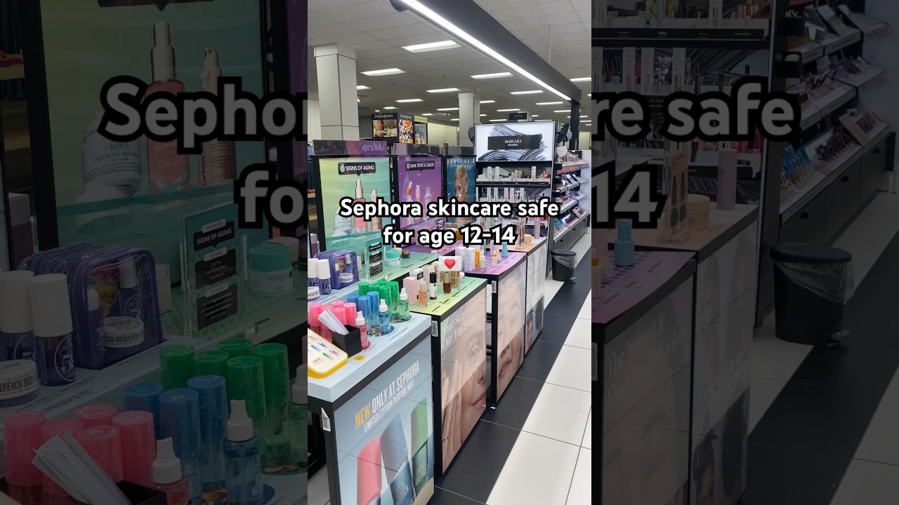 Sephora skincare for tweens #skincare #sephora #glowrecipe #shorts #sephorahaul #skincaretips #haul