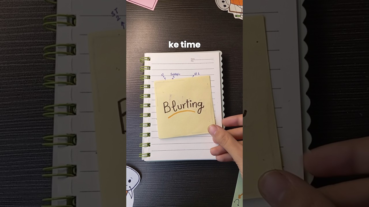 Remember everything you study with this technique #shorts #studytips #examtips