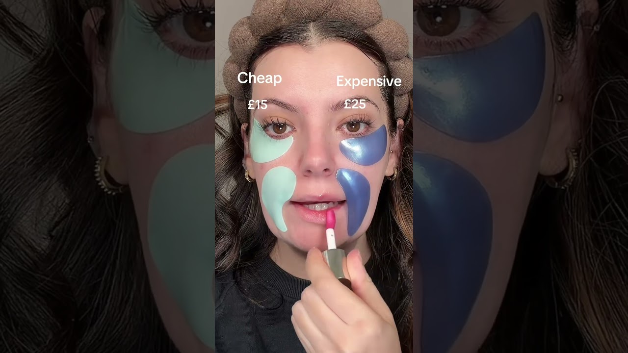 Cheap vs expensive skincare routine 🤍 #skincare #skincareroutine #skin #skincareregimen