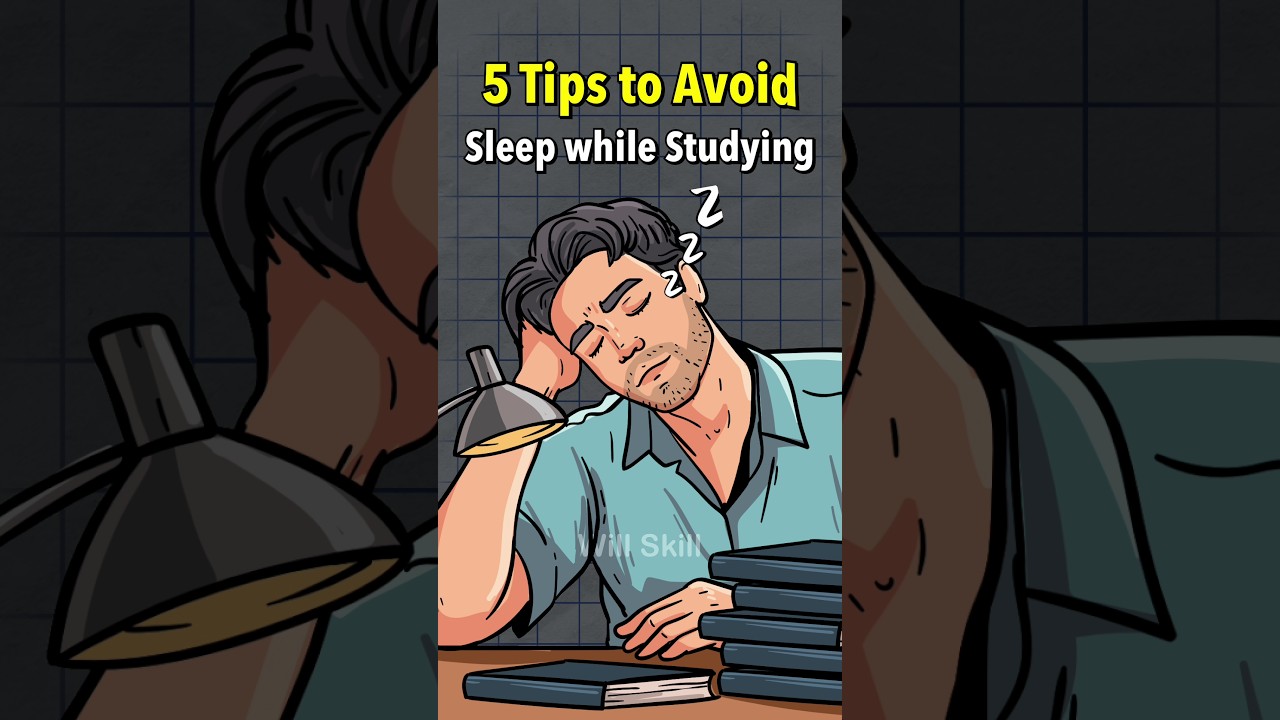 How to Avoid sleep while Studying? #studytips #shorts
