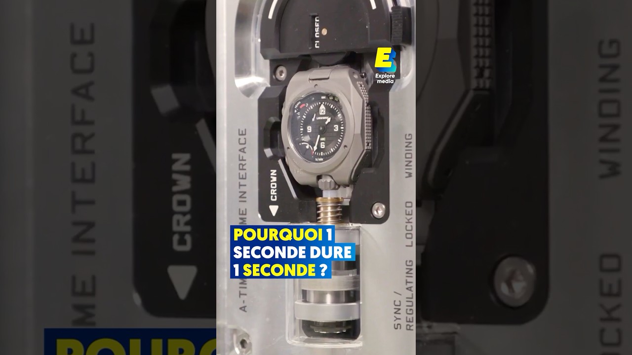 Pourquoi 1 seconde dure 1 seconde ? ⏱️ #shorts
