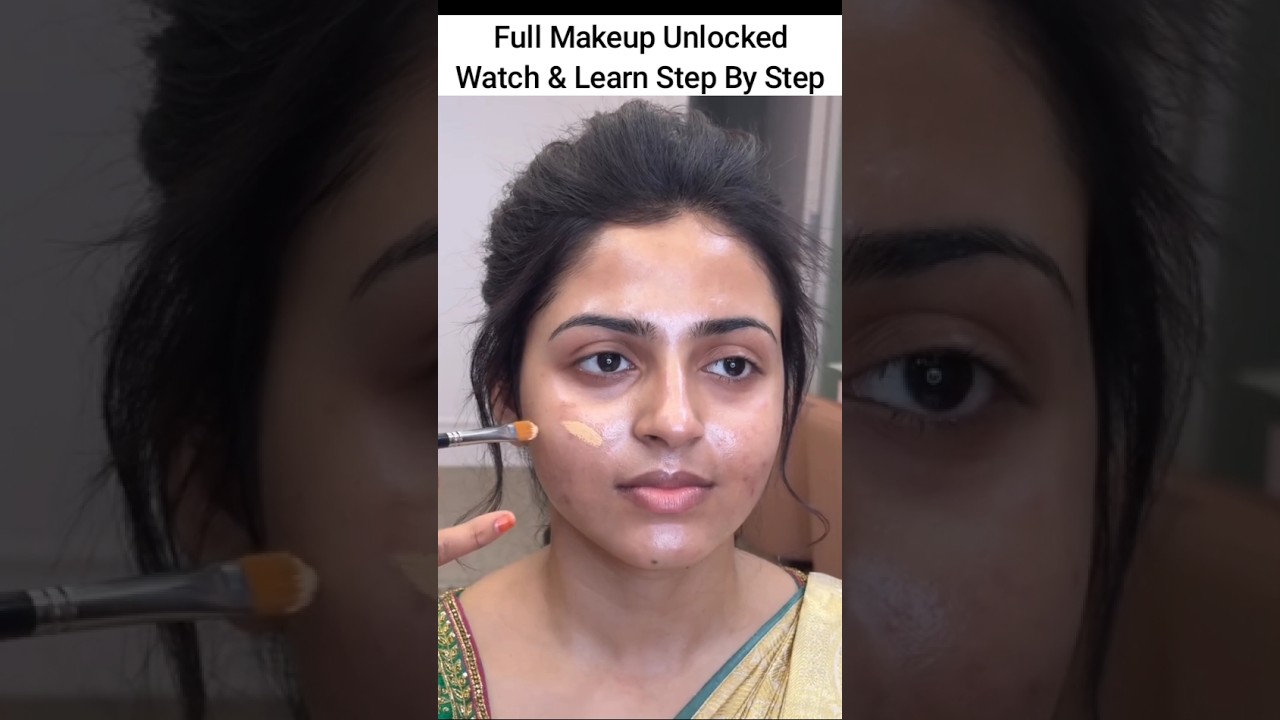 zarabridalmakeover| Full bridal makeup tutorial step by step #shorts #makeuptutorial #bride #makeup