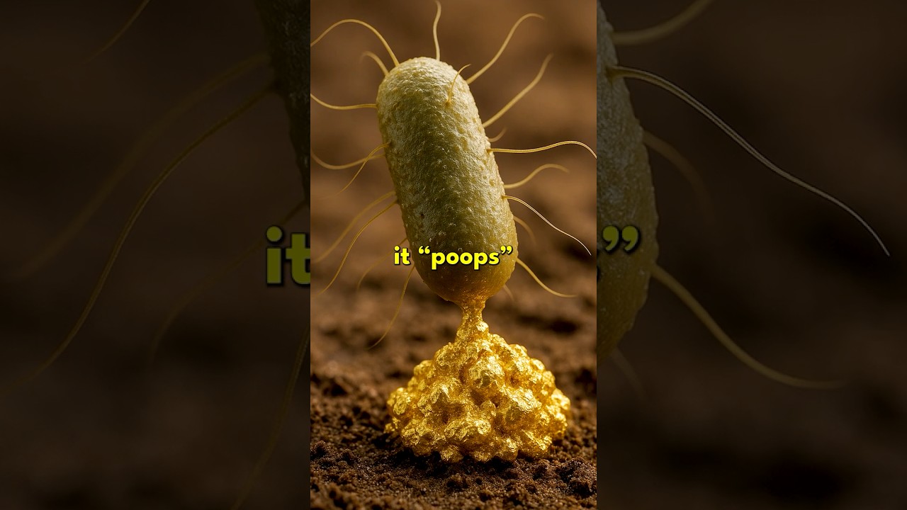 This Bacteria Poops Pure Gold!