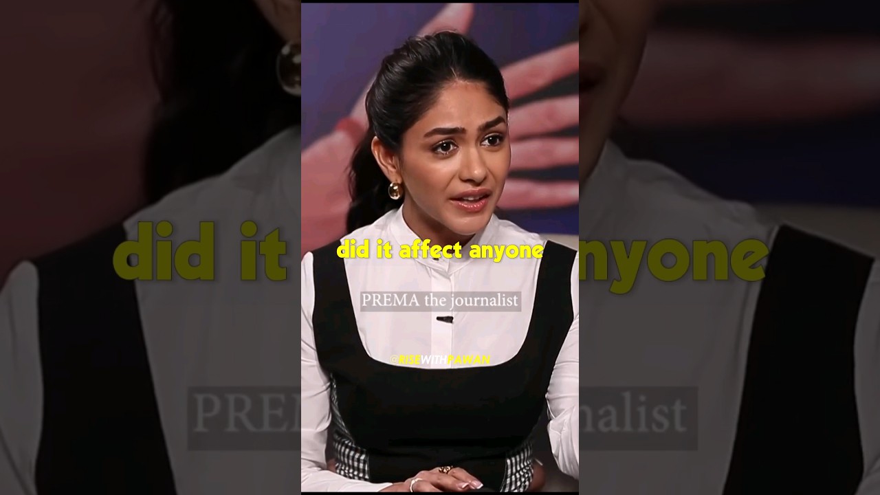 😔When You’re Feeling Low, Watch This – Mrunal Thakur
