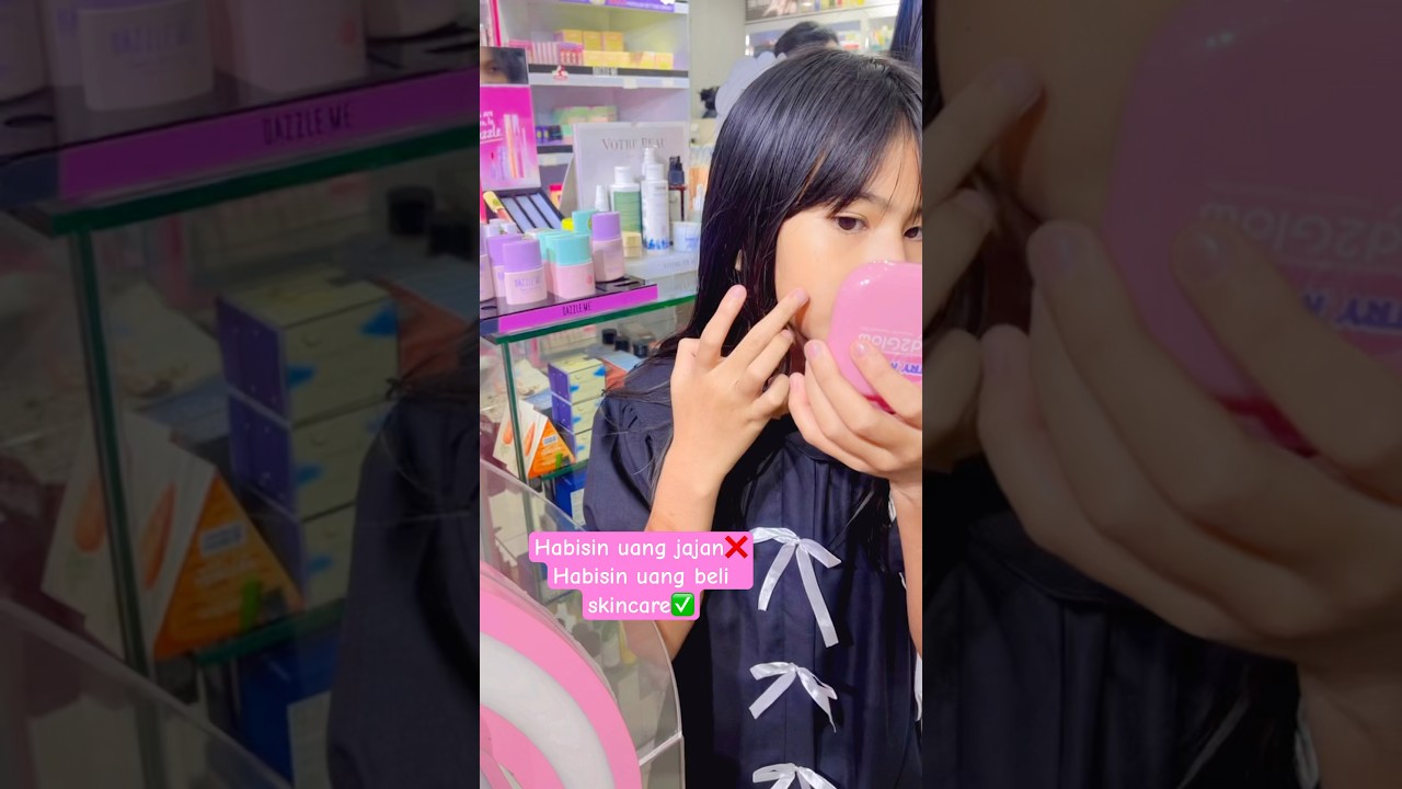 MAMI NEMENIN DISTA BELI SKINCARE PINK☺️!! #viralvideo #viralshort