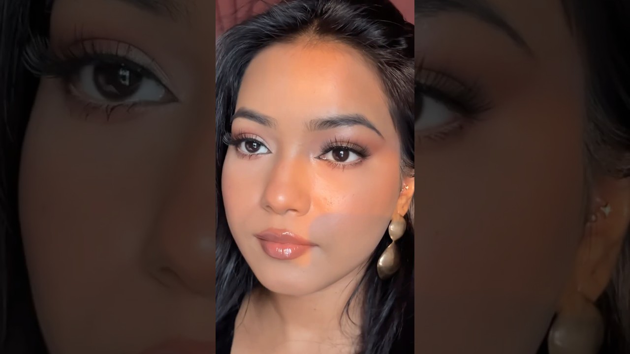 Easy eye makeup tutorial for beginners #shorts #youtubeshorts #eyemakeup #beginnermakeup