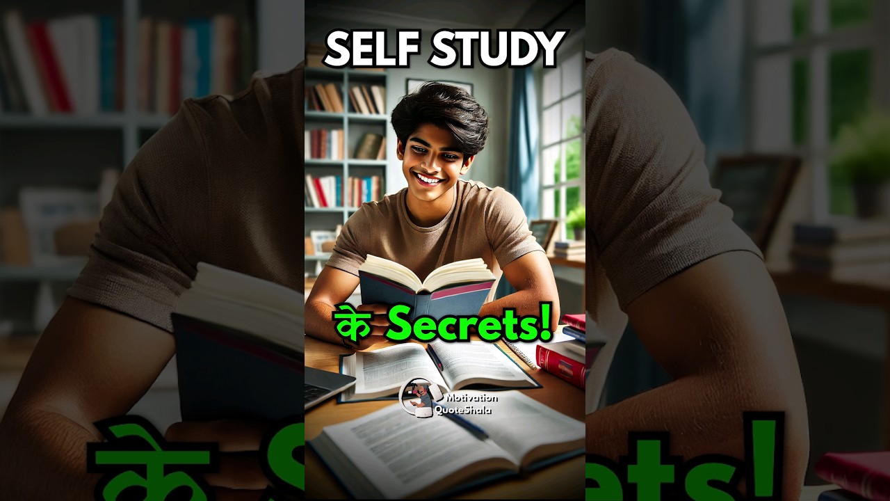 3 Powerful Rules for Self Study 🔥 Self Study Motivation  #studytips #studymotivation