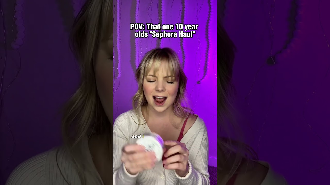 #pov that one 10 year olds Sephora Haul (PART 3)