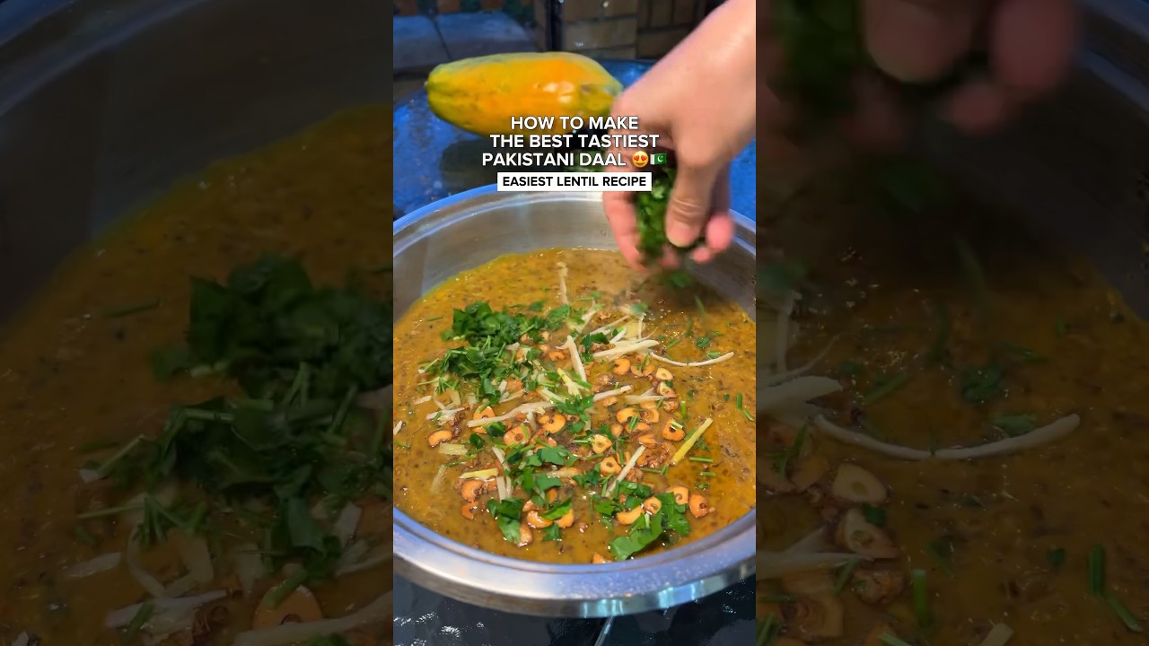 HOW TO MAKE THE BEST TASTIEST PAKISTANI DAAL RECIPE 😍🇵🇰😍🇵🇰!! #easyrecipe #easy