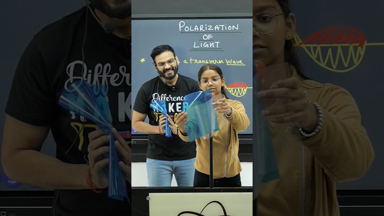 Can you hide an apple with two transparent sheets?#theoryofphysics #physicsfun #gwalior #anubhavsir