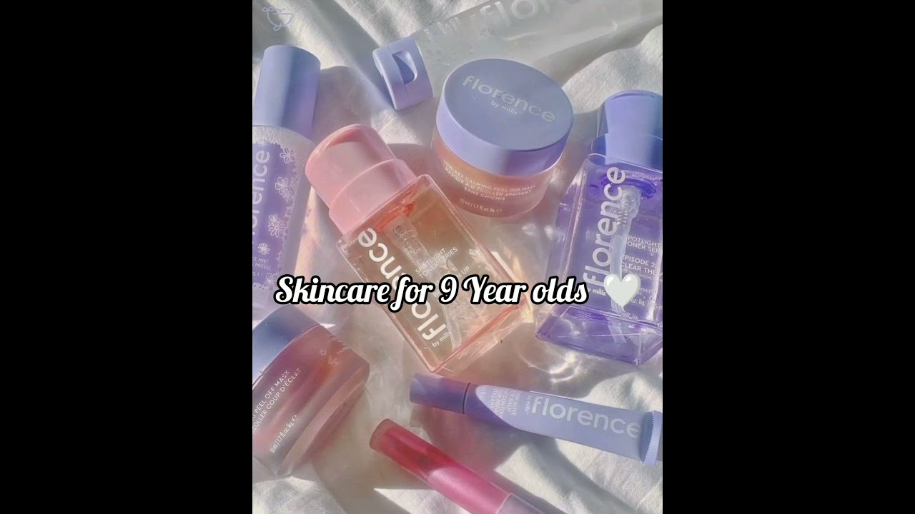 Skincare For 9 year olds 🤍 // #aesthetic #skincaretips #9yearold 🌿