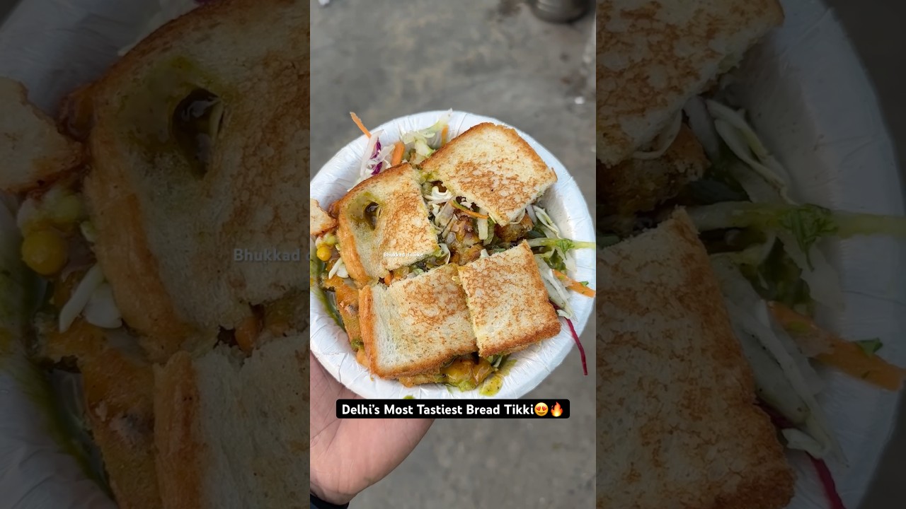 Delhi’s Most Tastiest Bread Tikki😍🔥|| Indian Street Food