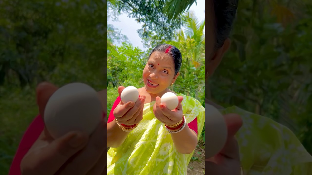 ডিম পুরী | Dim Puri Recipe #shorts #egg #chaat #makha #chaatlover #chaatrecipe