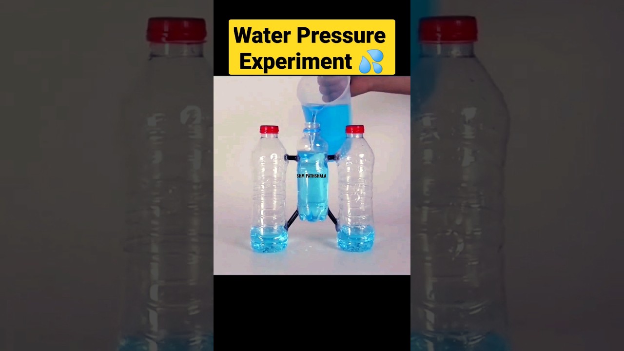Water Pressure Experiment #shorts #ytshorts #short #viral #trending #video #experiment #fact