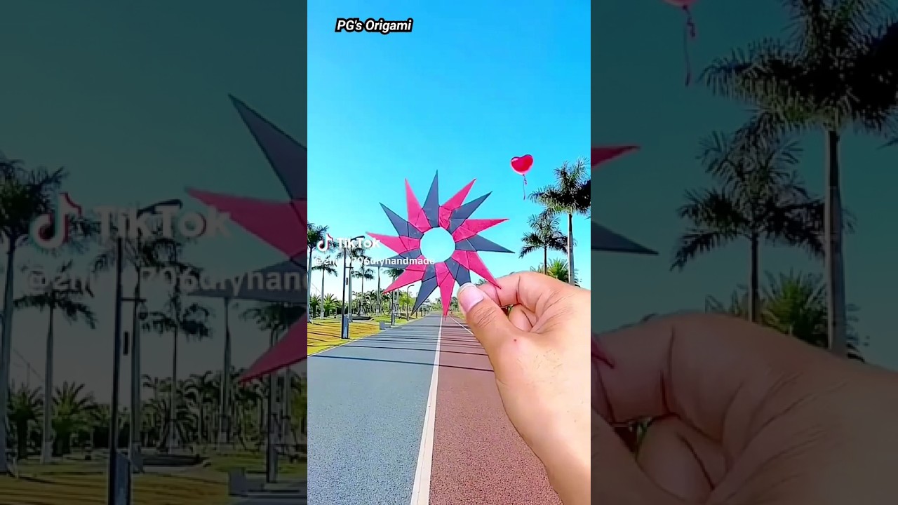 How to make paper ninija star 🤗✈️ , origami shuriken diy , best paper airplane toy #shorts #paper