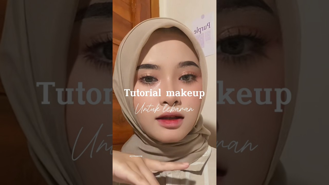 Tutorial makeup lebaran simple #makeup #review #makeuptutorial #tutorial #makeupsimpel