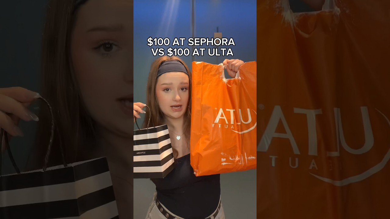 $100 AT SEPHORA VS $100 AT ULTA 🛍️😳