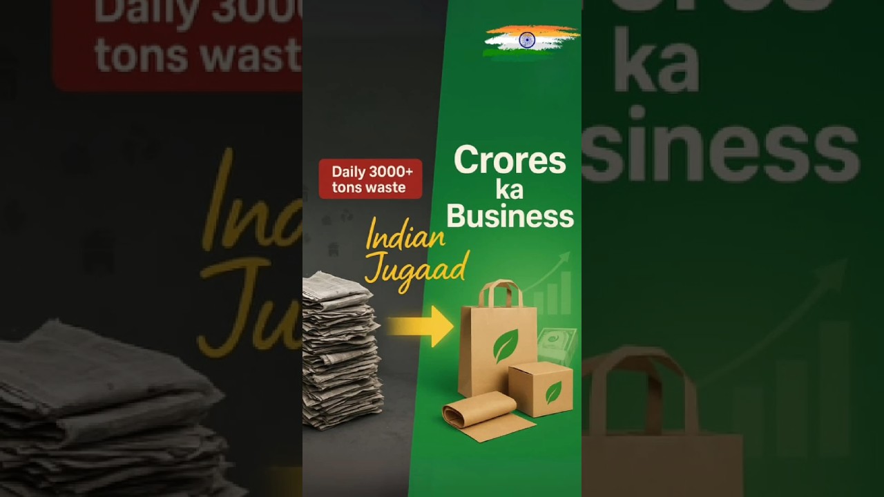 Turning Newspapers into Billions! #shortsfeed #startup #paperrecycling