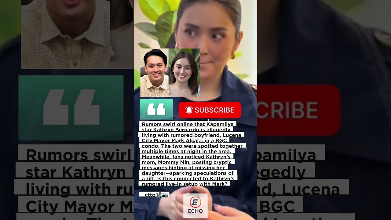 Kathryn Bernardo’s Rumored Live-In with Mayor Sparks Buzz 👀#KathrynBernardo #CelebrityRumors