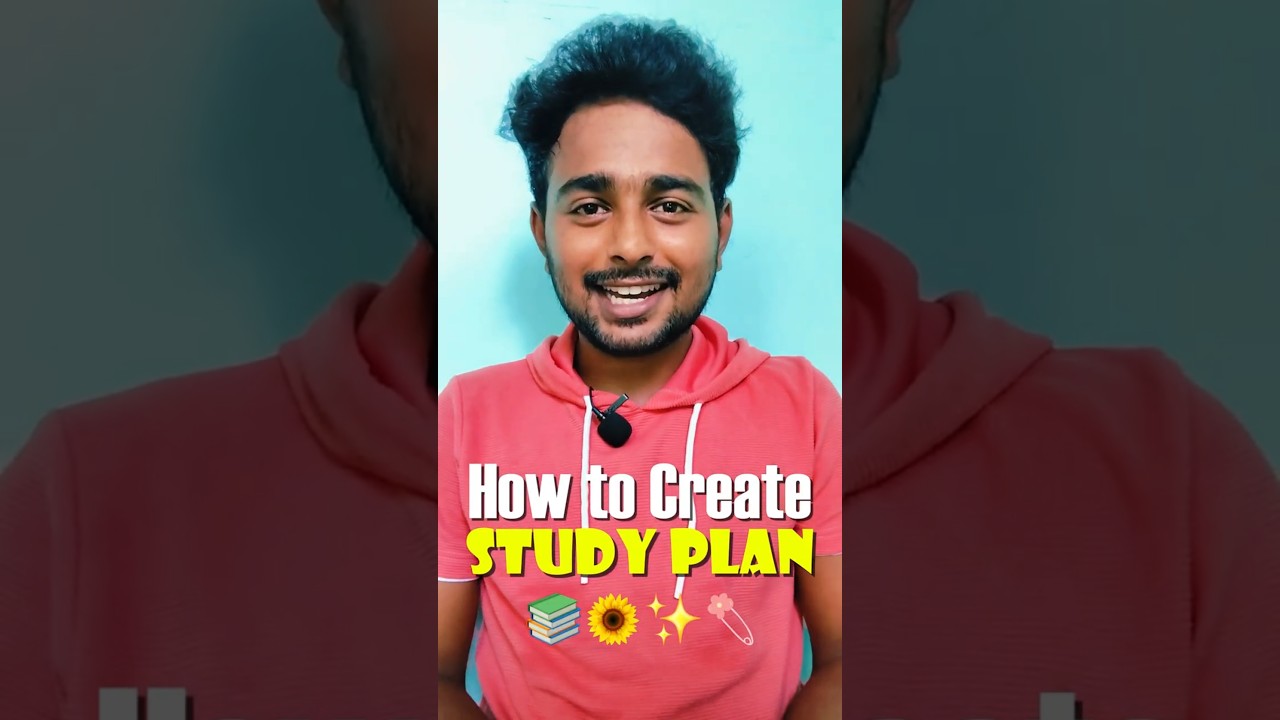 How to create a Proper Study Plan | Study Planner Ideas | Study Tips #studymotivation #studywithme