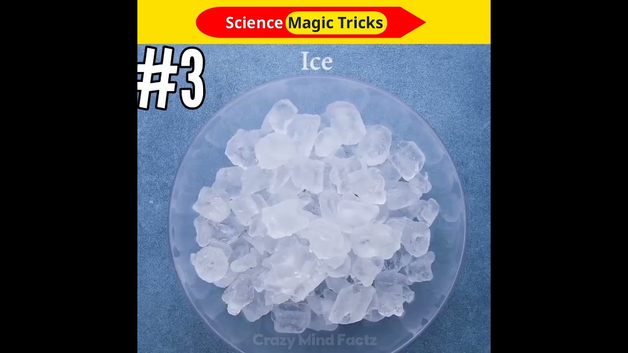 Science के 3 अनोखे 😱 magic tricks | Crazy Mind Factz #shorts