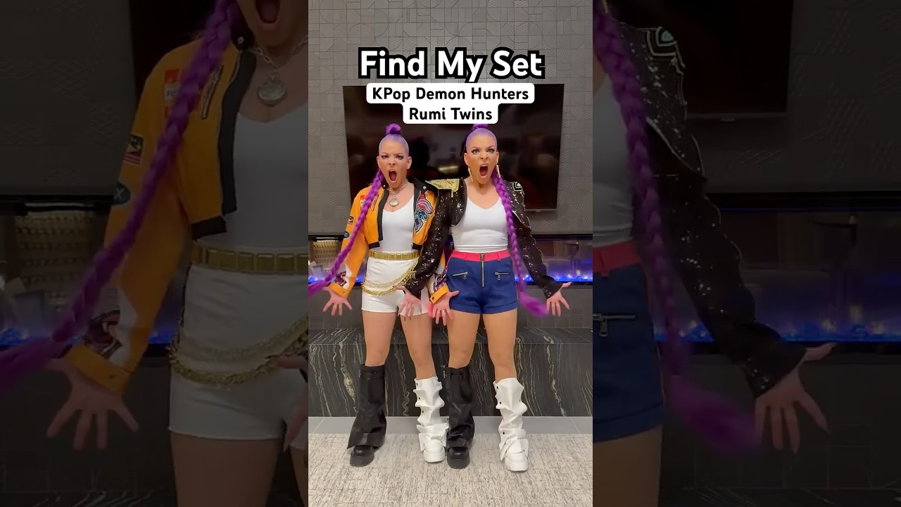 #twins in #rumi #kpopdemonhunters #twinsisters #ootd