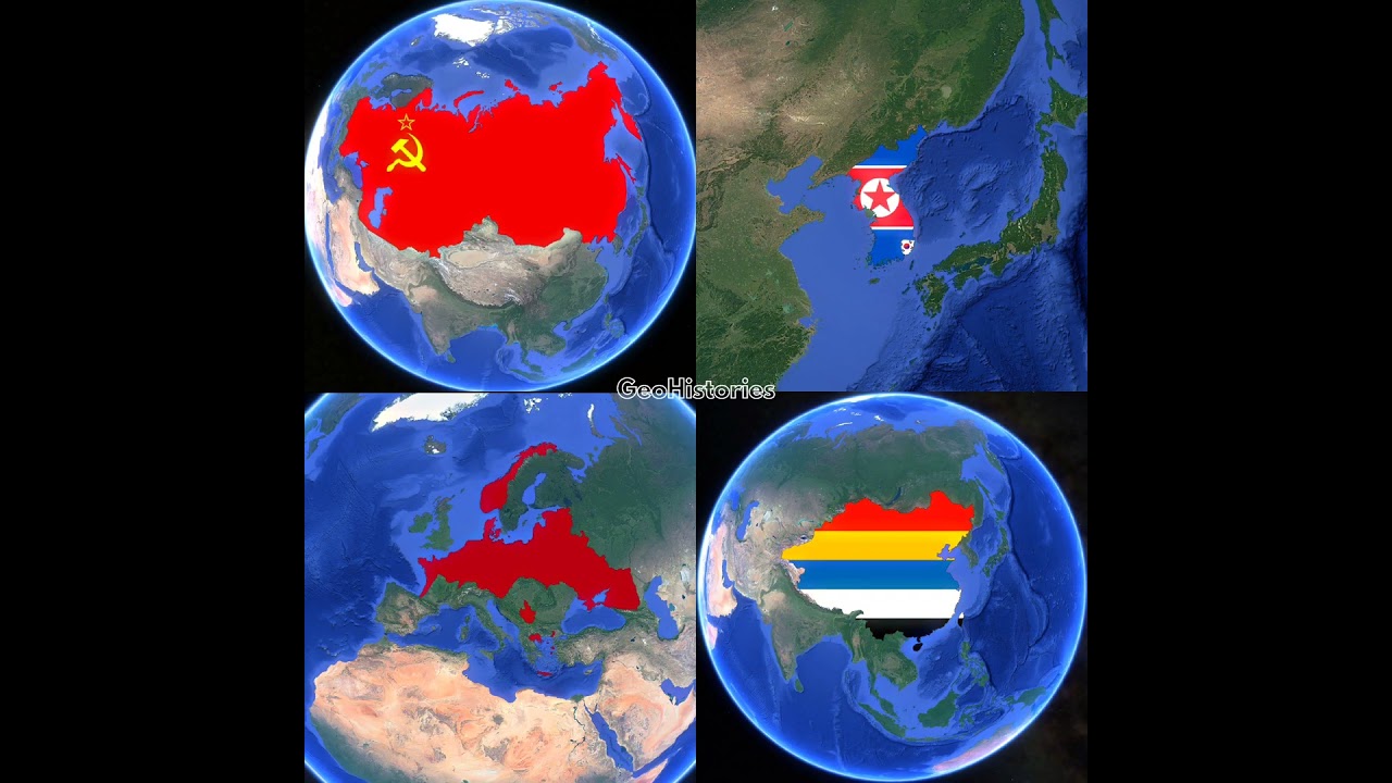 Brief History of Russia, China Korea & Germany #maps #history #historymap