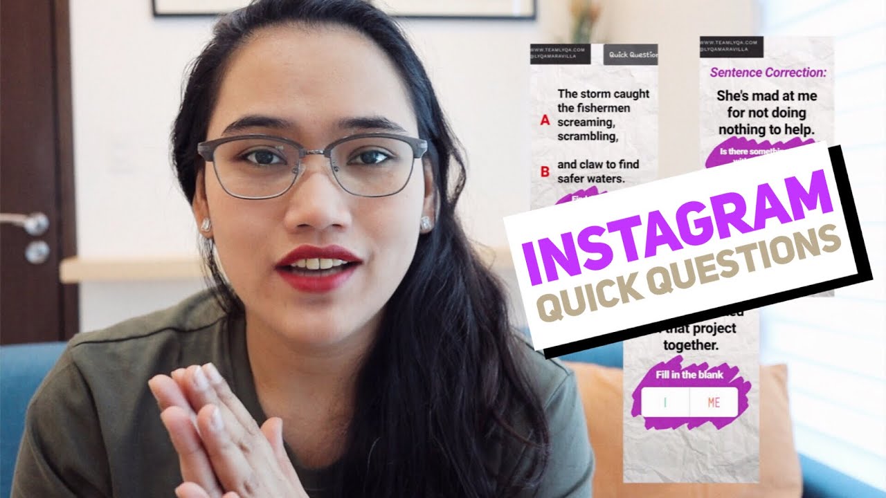 Language Set #1: Instagram Quick Questions Explainers