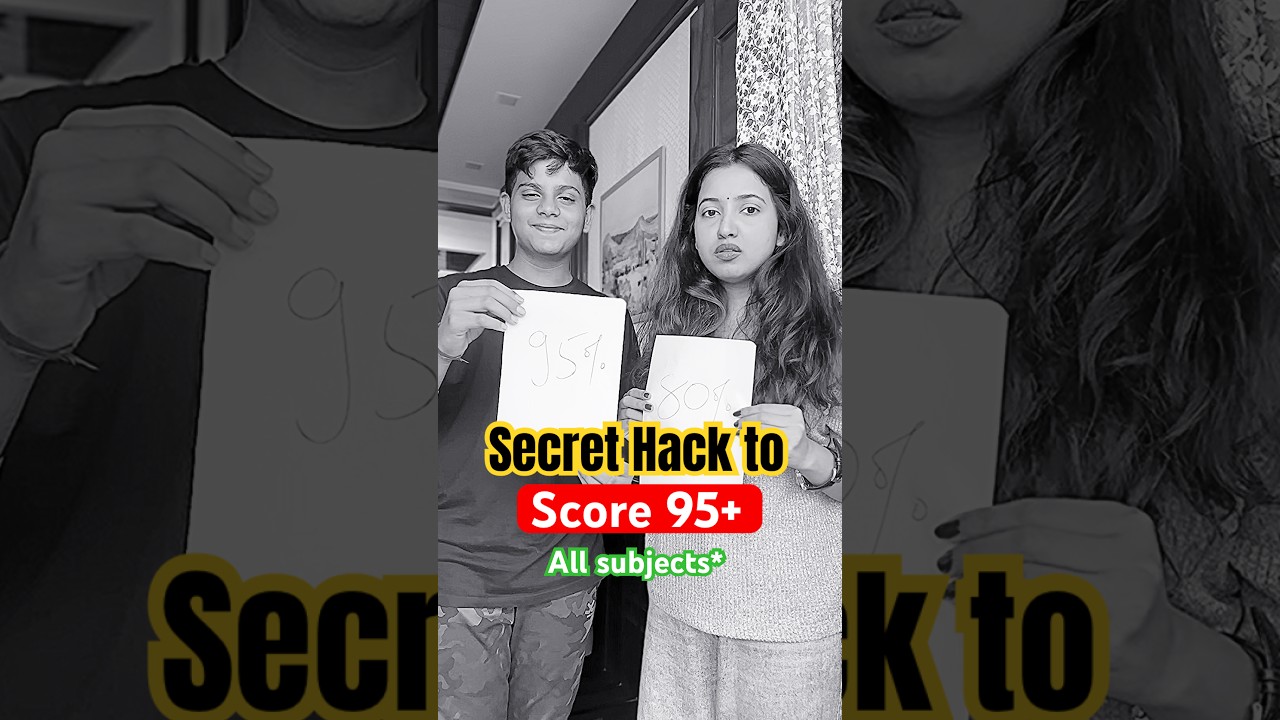 Secret Hack to Score 95+ in all subjects! 🤯✨Class 9 | Class 10 #exam #studytips #strategy #cbse