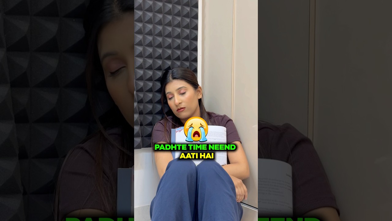 NEVER Fall Asleep While Studying GUARANTEED😴🥱(3 Steps) #shorts #study #vlog