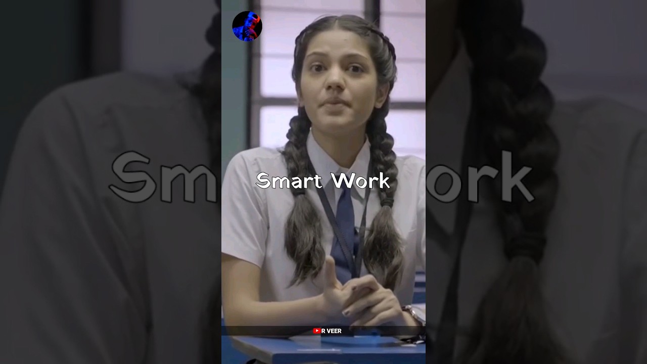 Smart Work & Hard Work 🤔 Study Motivational Story #studymotivation #school