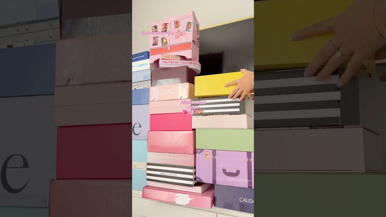 Massive PR Haul 💖 #prhaul #prunboxinghaul #asmr #asmrunboxing