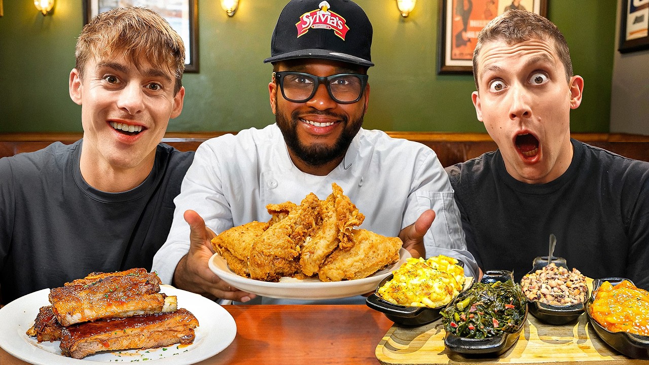 Two Brits try the Best Soul Food in Harlem!