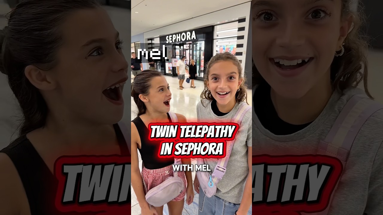 Twin Telepathy in Sephora! #sephora #shopping #haul #shoppinghaul #makeup #skincare