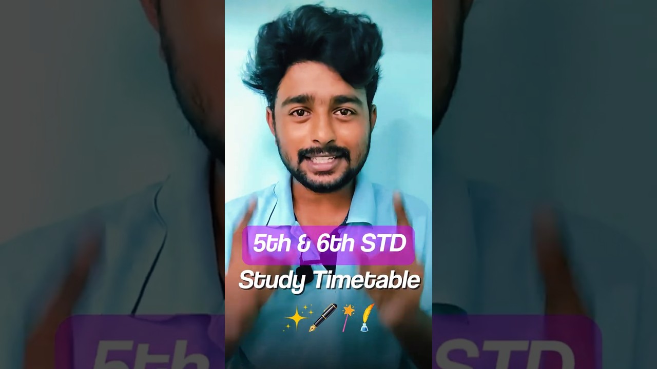 5th and 6th Study Timetable🔥| Study Routine Timetable | Study Tips | #studymotivation  #studywithme
