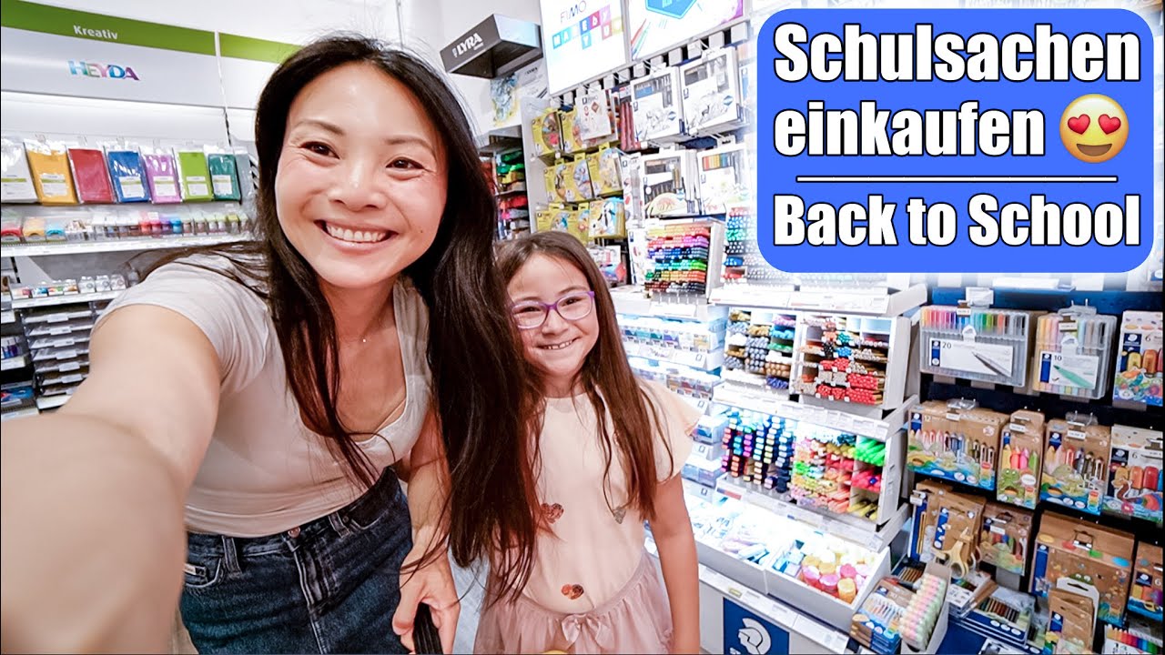 Back to School SHOPPING Haul 😍🛍️ Schulsachen kaufen für 4. Klasse! Schule VLOG | Mamiseelen