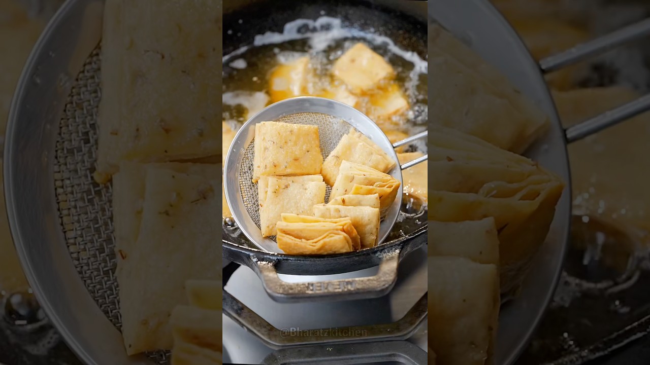 100 layers wali Suji Khari 😁😁😎😎 #bharatzkitchen #recipe #food #cooking