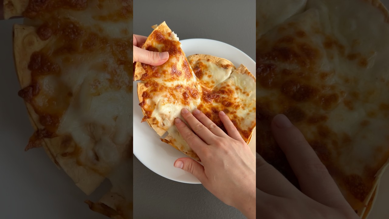 The Cheesiest Tortilla Melt (Air Fryer Snack!) | Easy Air Fryer recipes