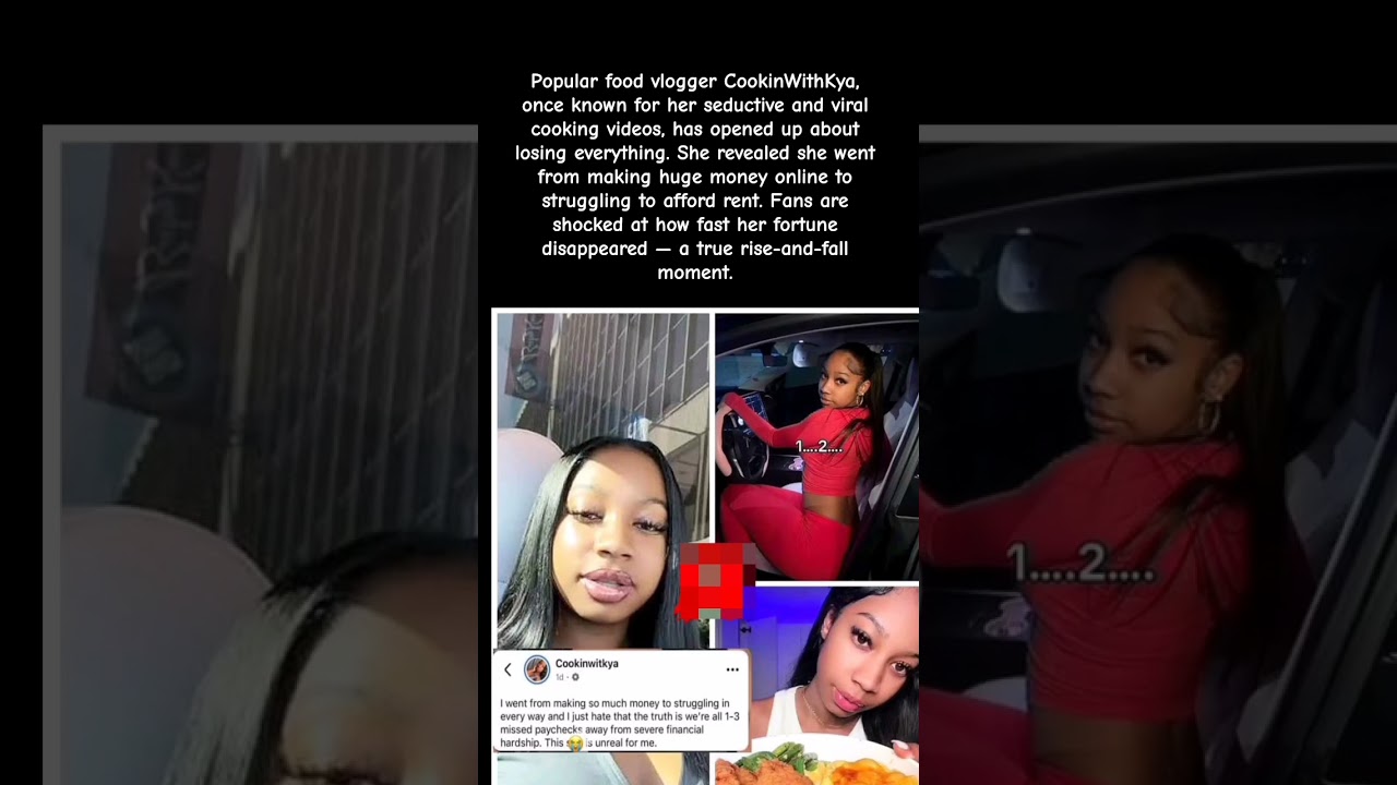 CookinWithKya Opens Up About Going Broke After Internet Success #celebritynews