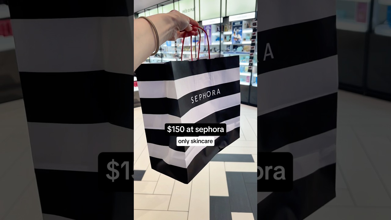 $150 sephora haul but make it skincare only 💆🏻‍♀️ #sephora #sephorahaul #haul #skincare #glowyskin