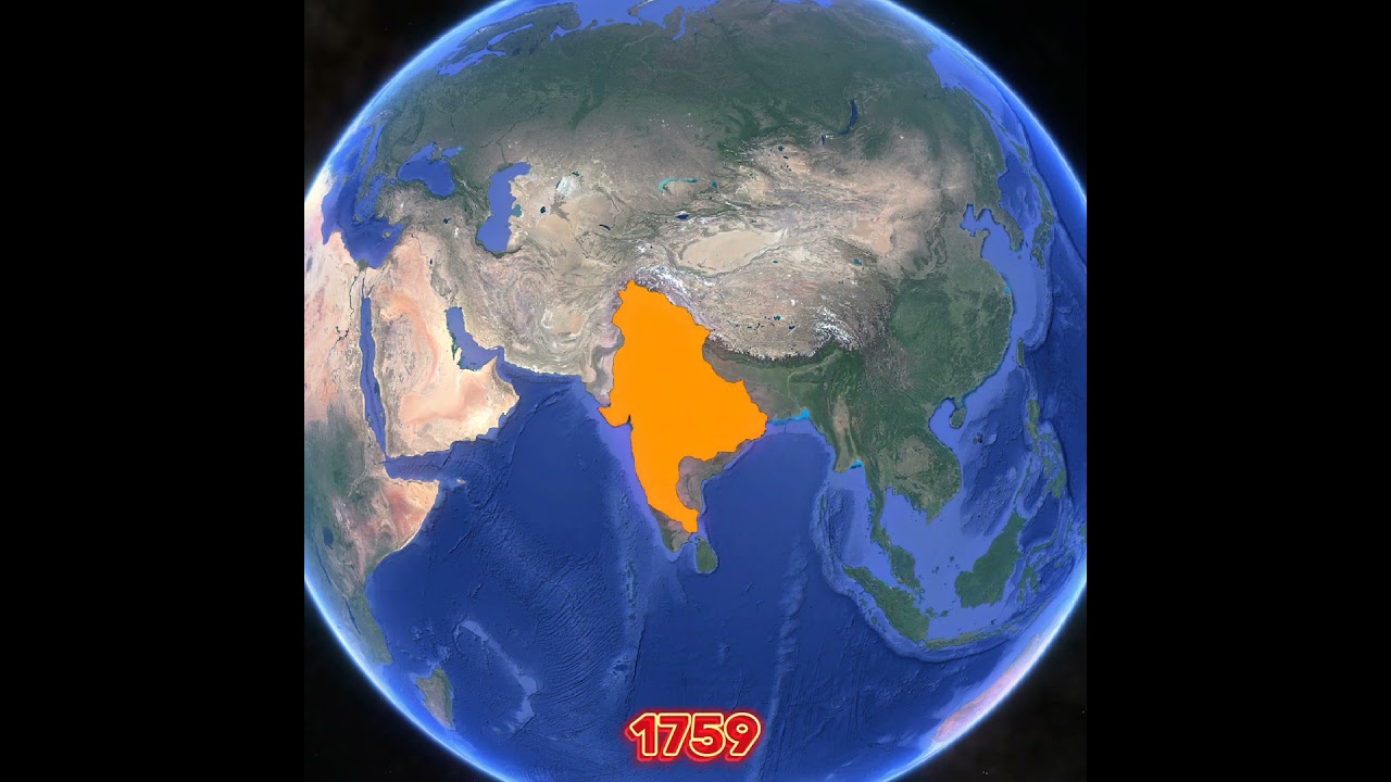 Evolution of India #maps #history #historymap